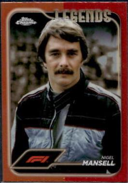 Nigel Mansell [Orange Red Refractor] #189