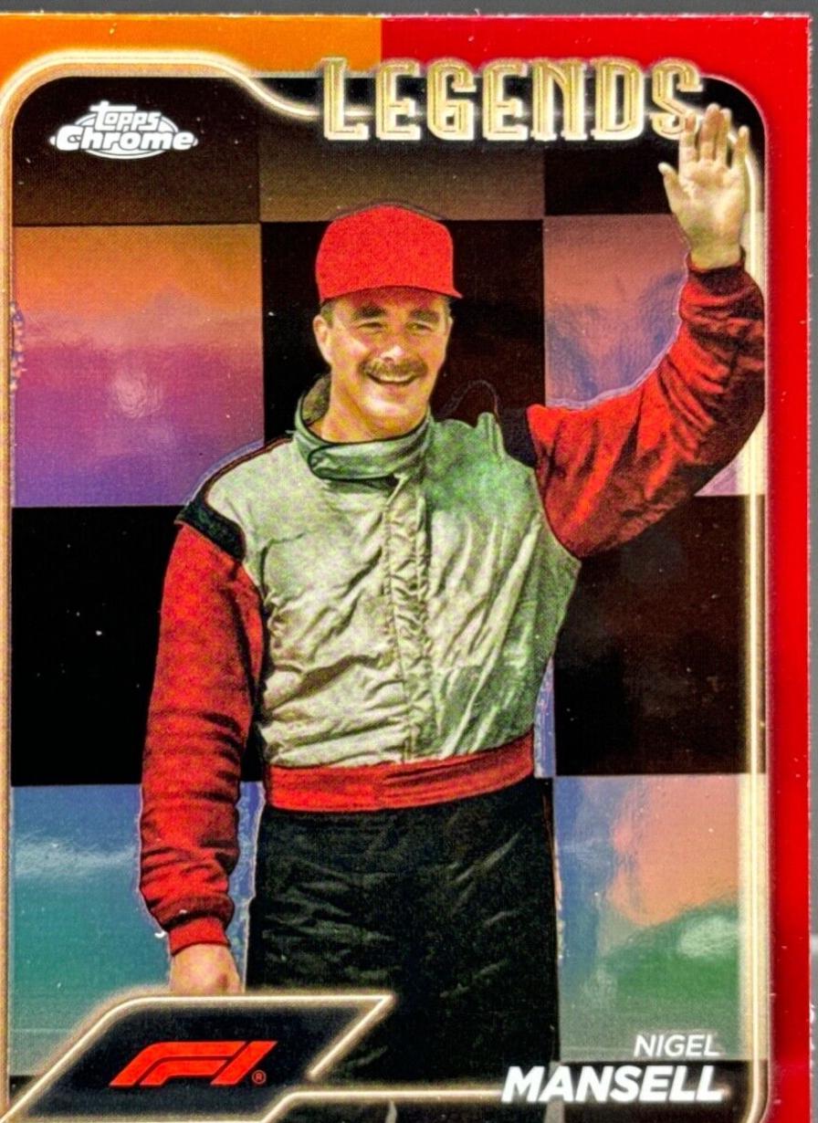 Nigel Mansell [Orange Red Refractor] #194