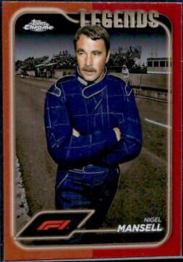 Nigel Mansell [Orange Red Refractor] #199