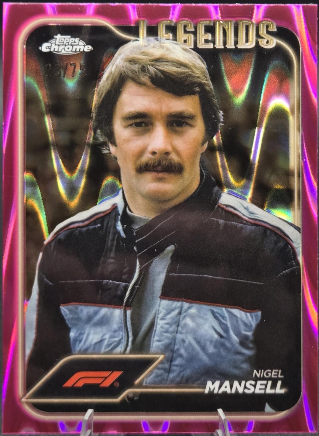 Nigel Mansell [Pink RayWave Refractor] #189