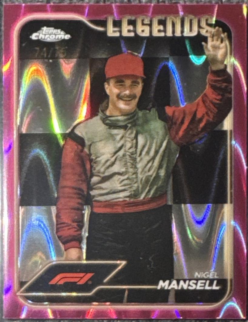 Nigel Mansell [Pink RayWave Refractor] #194