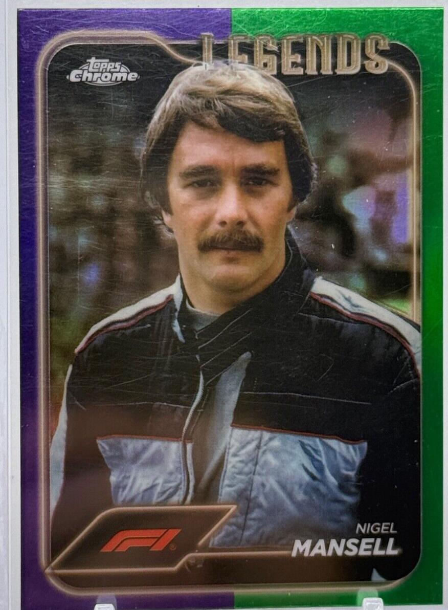 Nigel Mansell [Purple Green Refractor] #189