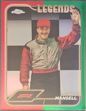 Nigel Mansell [Red Green Refractor] #199