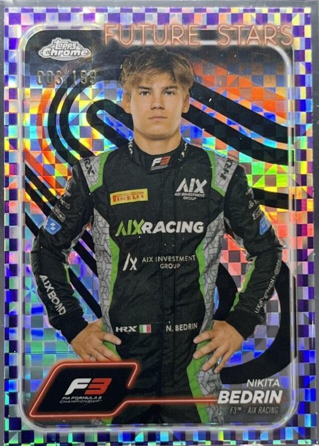 Nikita Bedrin [Checker Flag Purple Refractor] #68