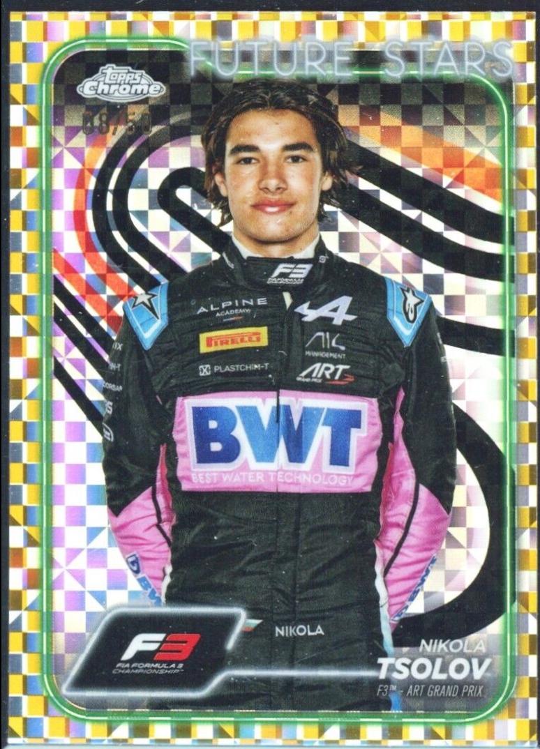 Nikola Tsolov [Checker Flag Gold Refractor] #66