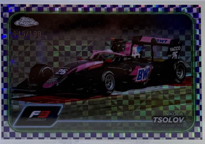 Nikola Tsolov [Checker Flag Purple Refractor] #138