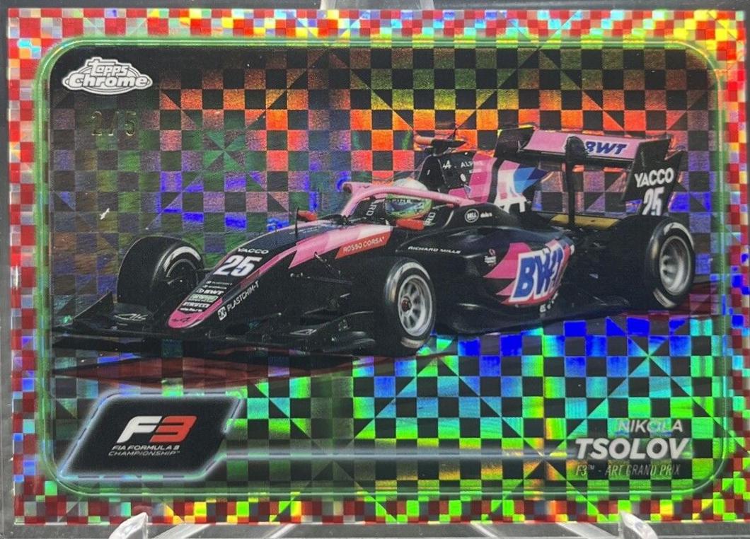 Nikola Tsolov [Checker Flag Red Refractor] #138