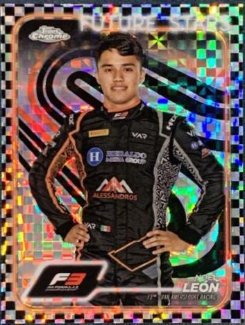 Noel Leon [Checker Flag Refractor] #61
