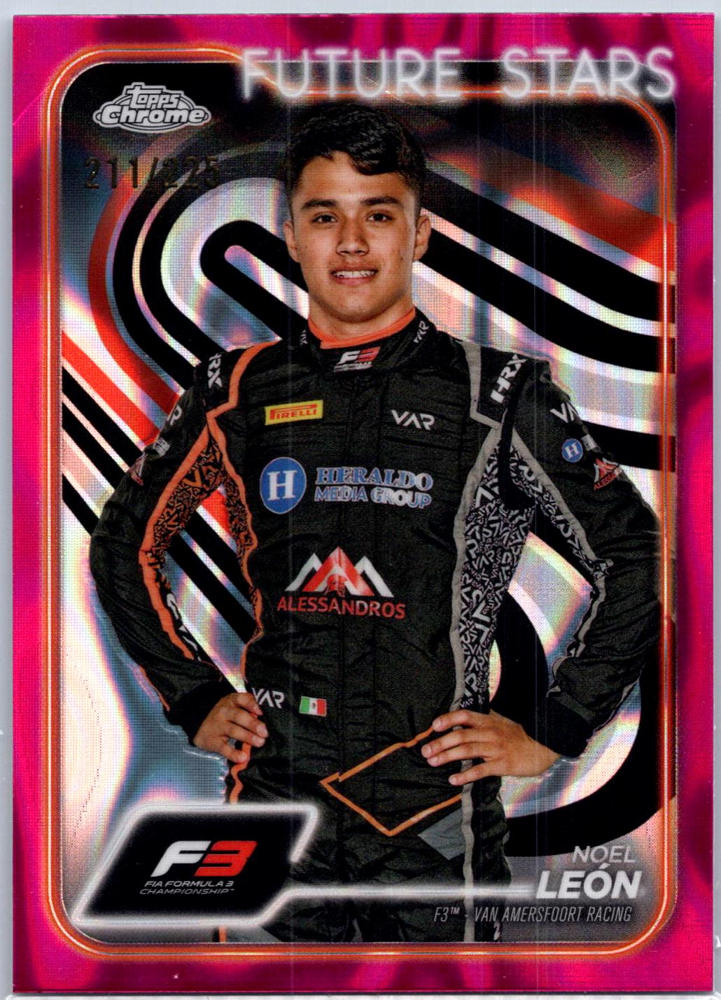 Noel Leon [Fuchsia Lava Refractor] #61
