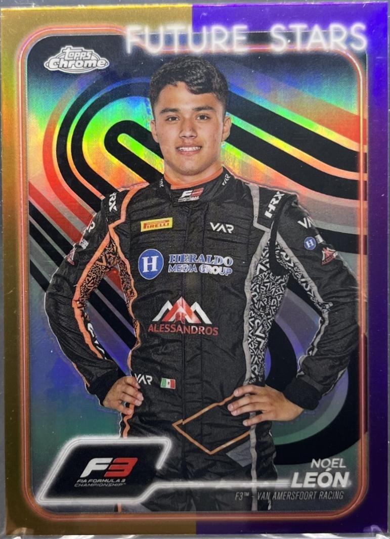 Noel Leon [Gold Purple Refractor] #61