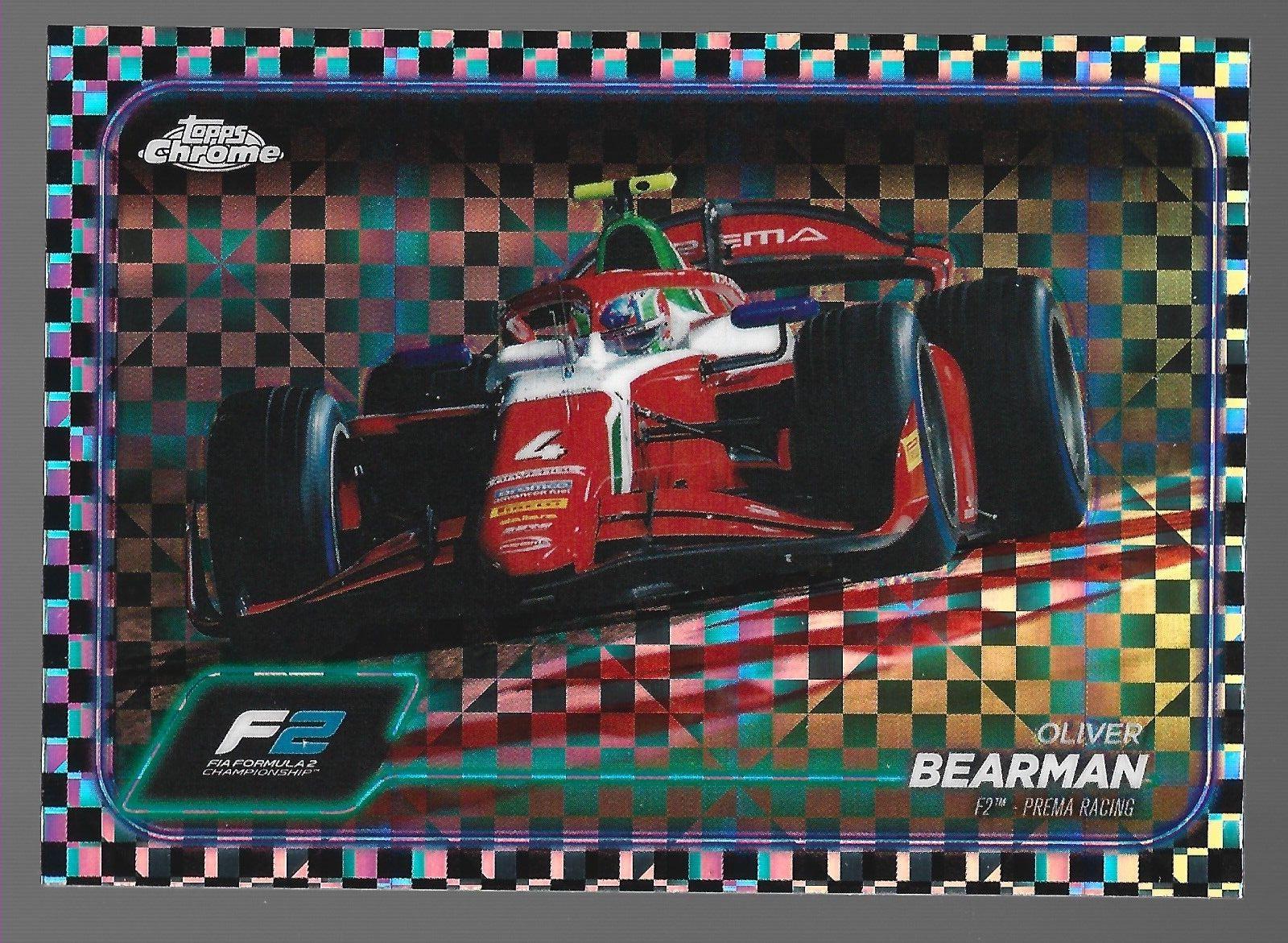 Oliver Bearman [Checker Flag Refractor] #93
