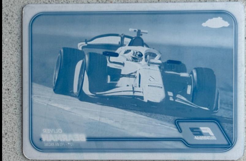 Oliver Bearman [Printing Plate] #93