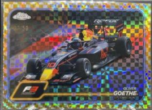 Oliver Goethe [Checker Flag Gold Refractor] #124
