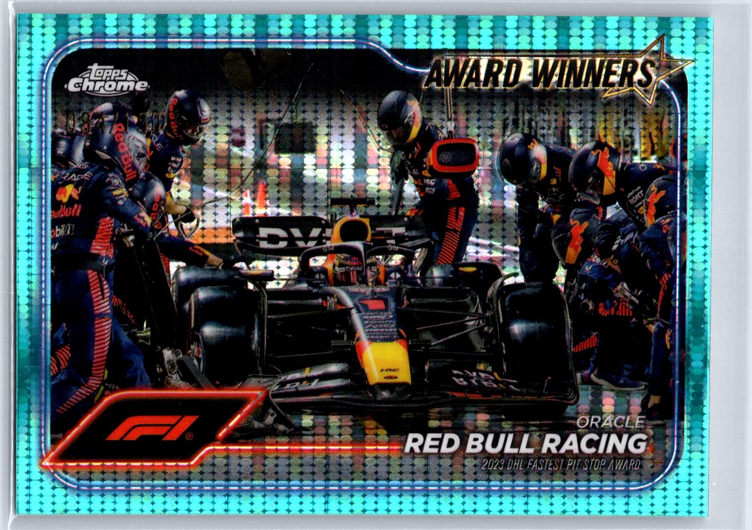 Oracle Red Bull Racing [Aqua Sonar Refractor] #181