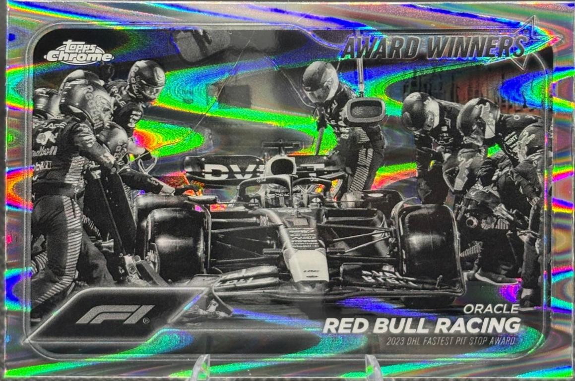 Oracle Red Bull Racing [Black White RayWave Refractor] #181