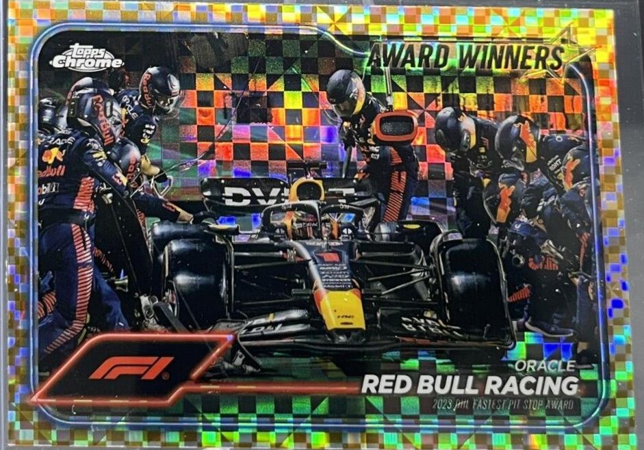 Oracle Red Bull Racing [Checker Flag Gold Refractor] #181