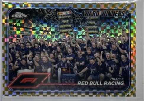 Oracle Red Bull Racing [Checker Flag Gold Refractor] #184