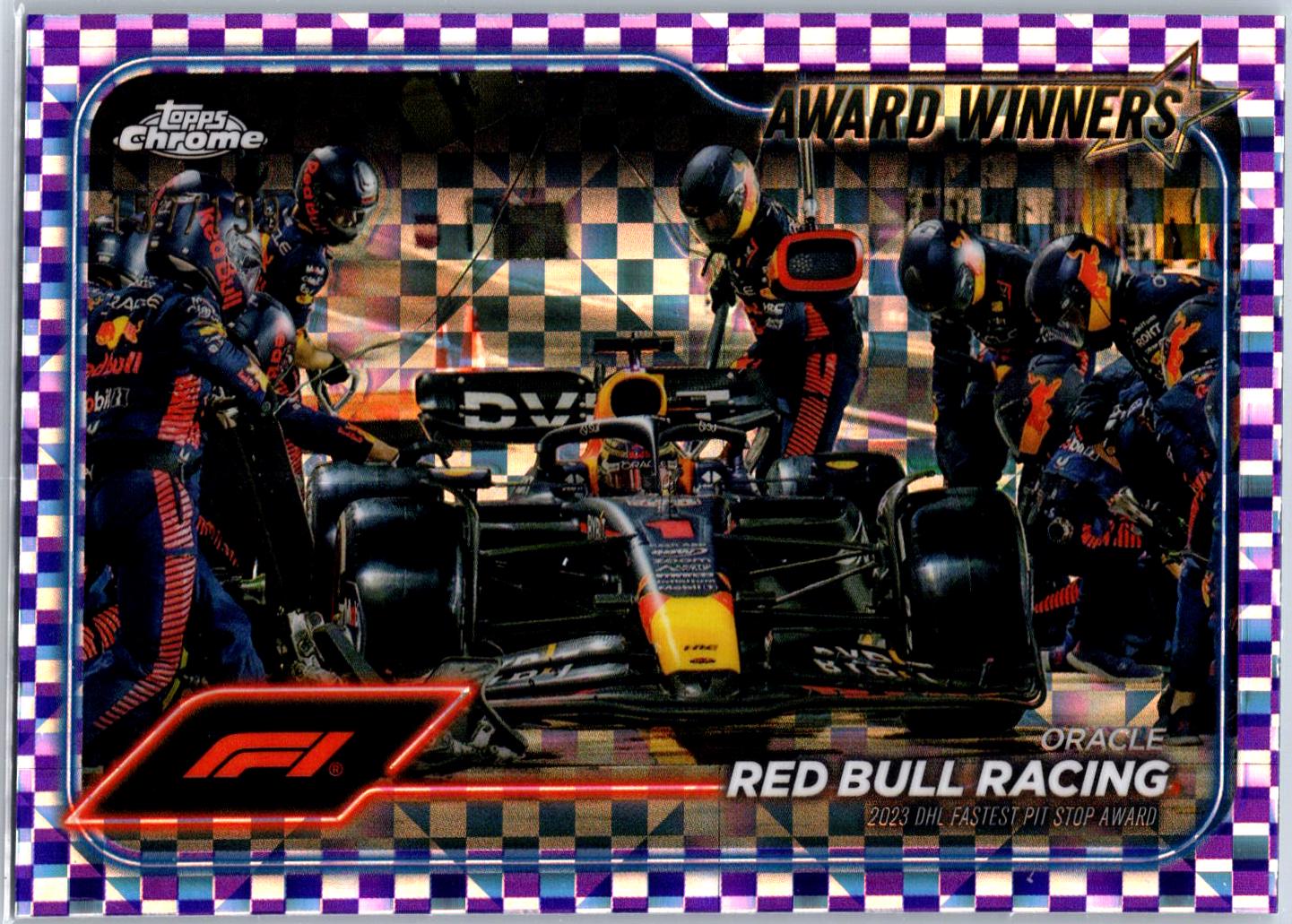 Oracle Red Bull Racing [Checker Flag Purple Refractor] #181