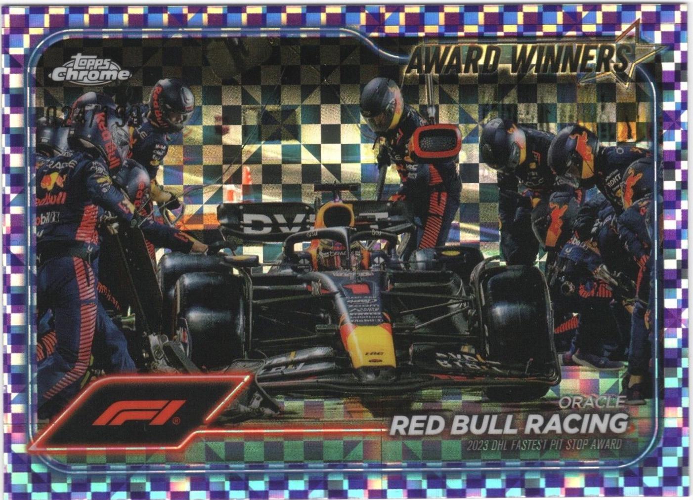 Oracle Red Bull Racing [Checker Flag Red Refractor] #181