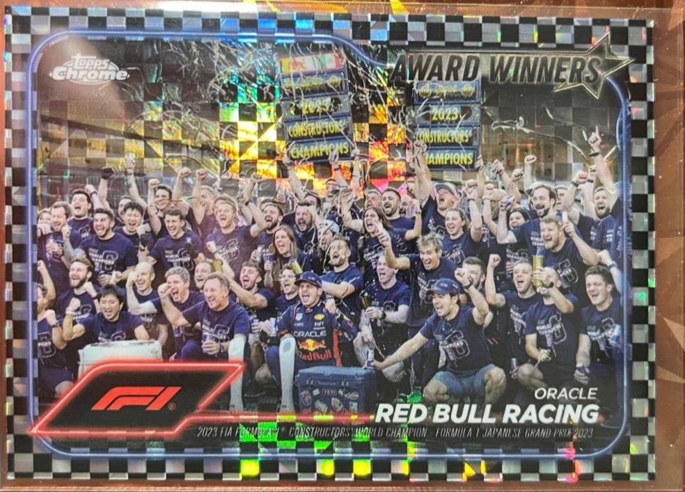 Oracle Red Bull Racing [Checker Flag Red Refractor] #184