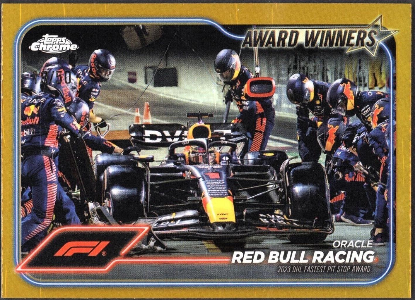 Oracle Red Bull Racing [Gold Refractor] #181
