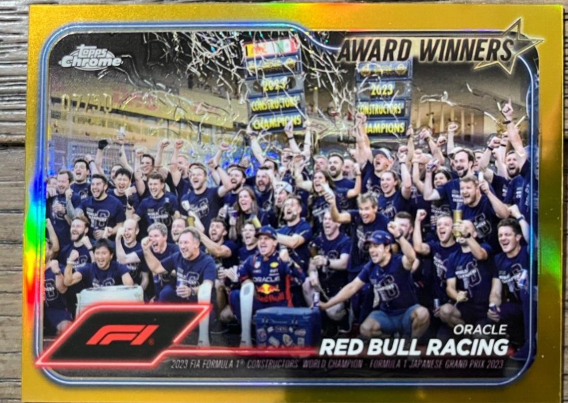 Oracle Red Bull Racing [Gold Refractor] #184