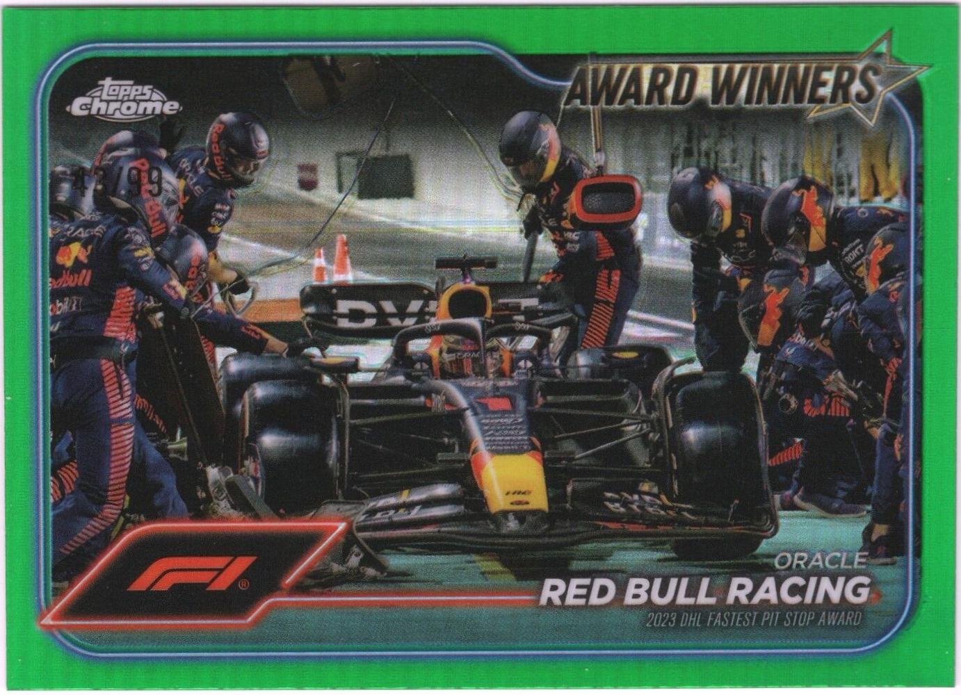 Oracle Red Bull Racing [Red Green Refractor] #181