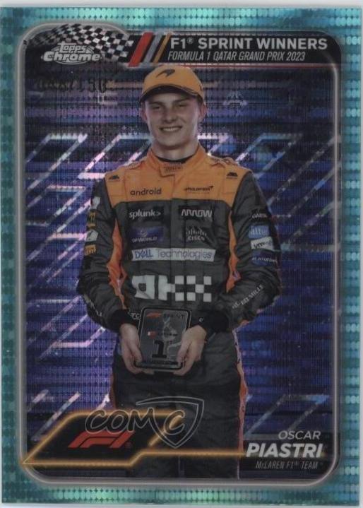 Oscar Piastri [Aqua Sonar Refractor] #151