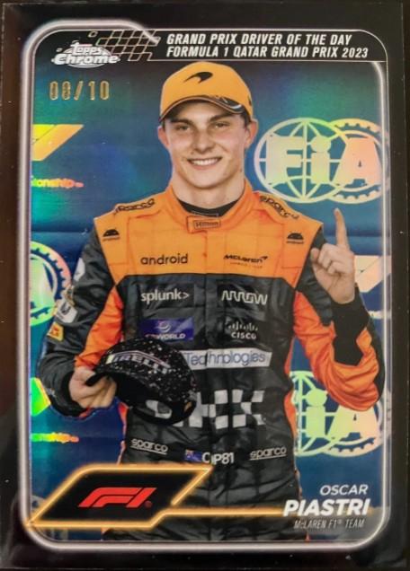 Oscar Piastri [Black Refractor] #175