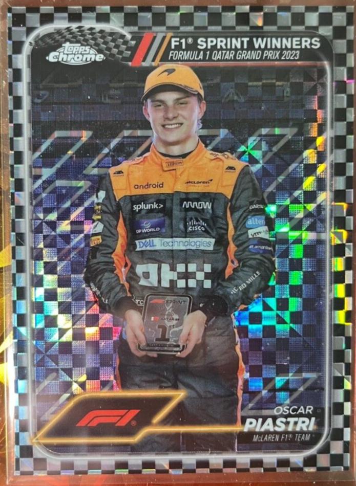 Oscar Piastri [Checker Flag Refractor] #151