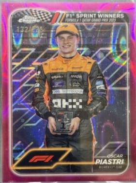 Oscar Piastri [Fuchsia Lava Refractor] #151