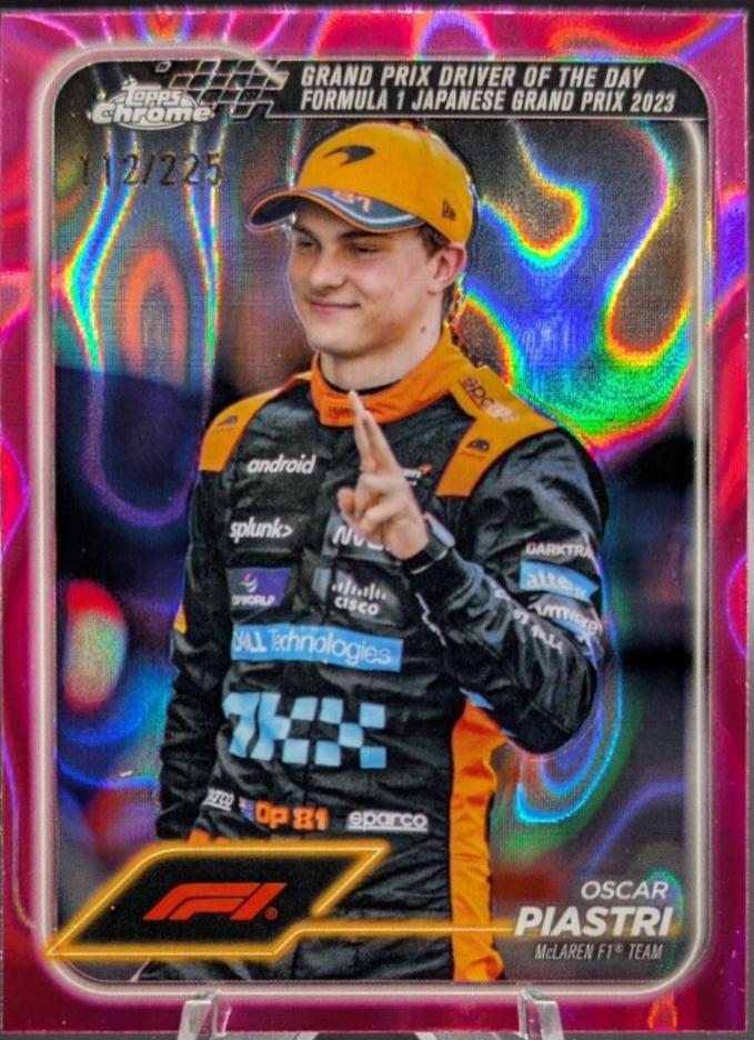 Oscar Piastri [Fuchsia Lava Refractor] #174