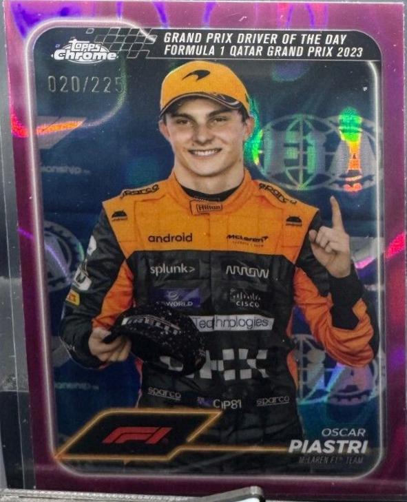 Oscar Piastri [Fuchsia Lava Refractor] #175