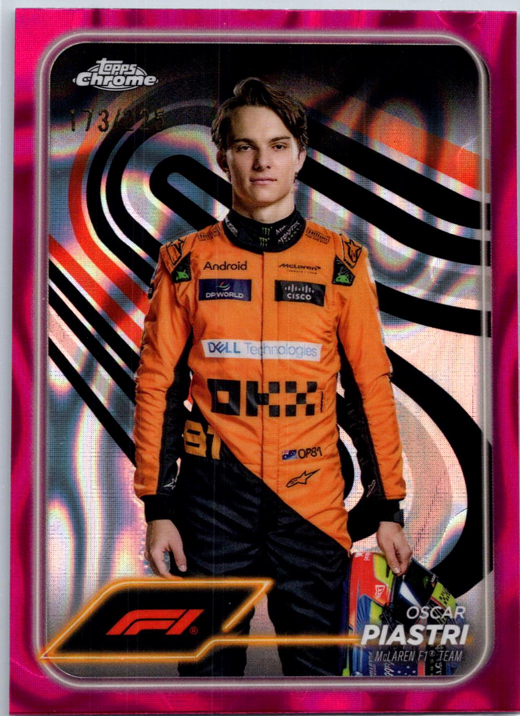 Oscar Piastri [Fuchsia Lava Refractor] #8