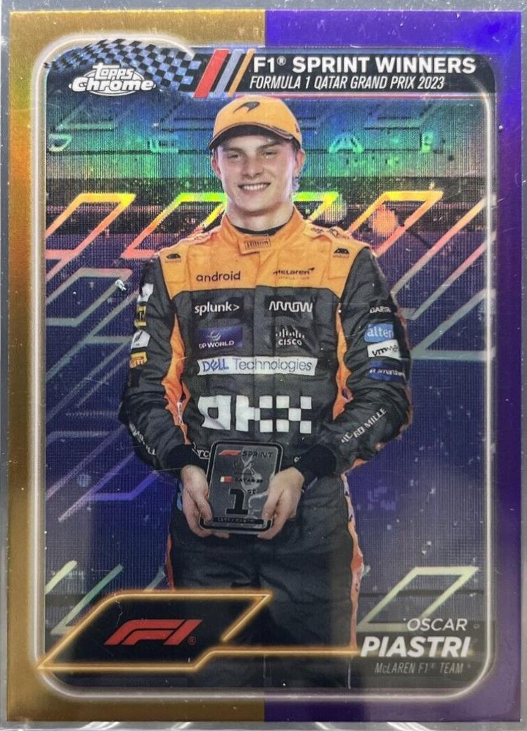 Oscar Piastri [Gold Purple Refractor] #151