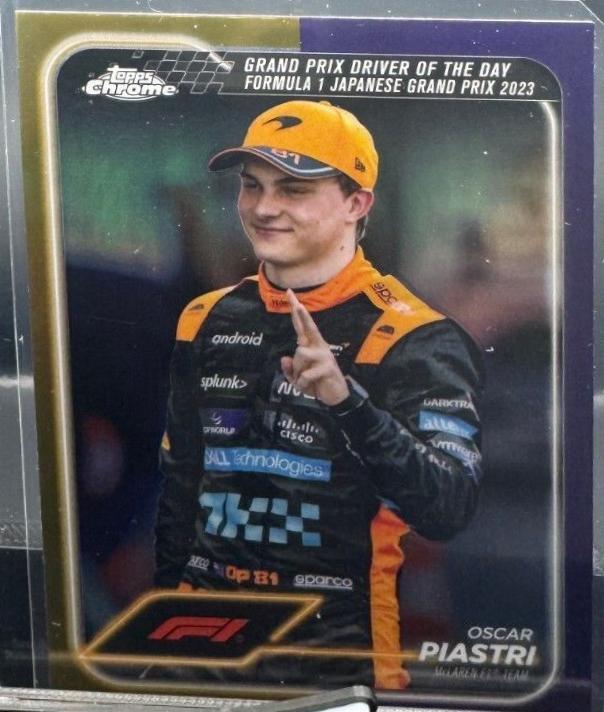 Oscar Piastri [Gold Purple Refractor] #174