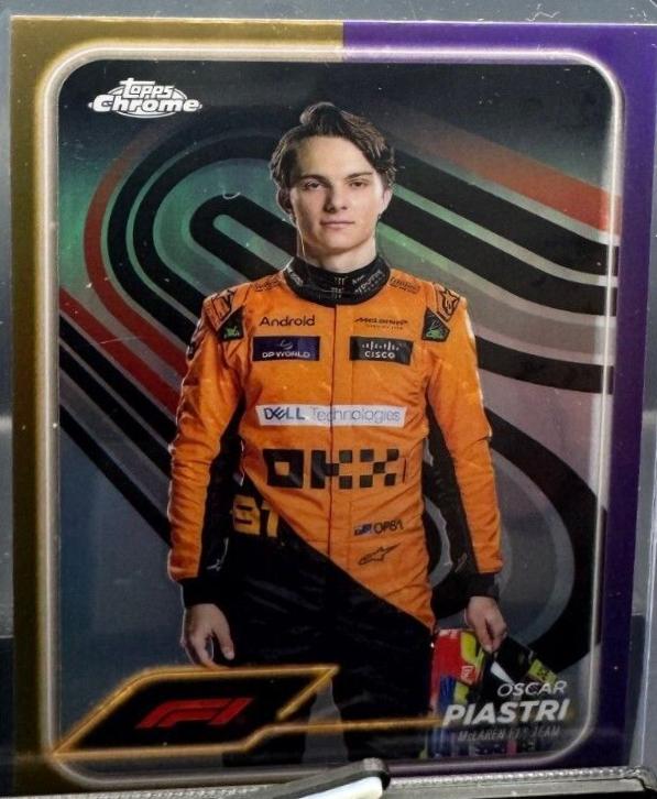 Oscar Piastri [Gold Purple Refractor] #8