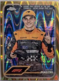 Oscar Piastri [Gold RayWave Refractor] #175