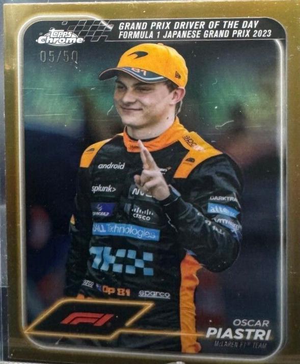 Oscar Piastri [Gold Refractor] #174
