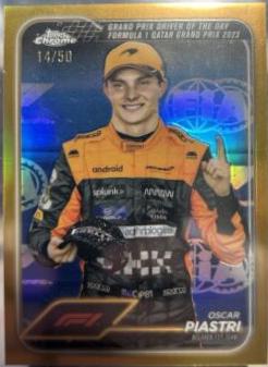 Oscar Piastri [Gold Refractor] #175