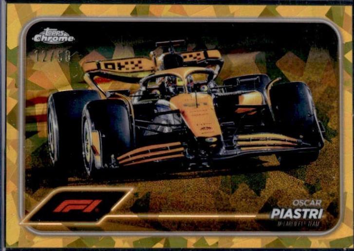 Oscar Piastri [Gold Refractor] #80