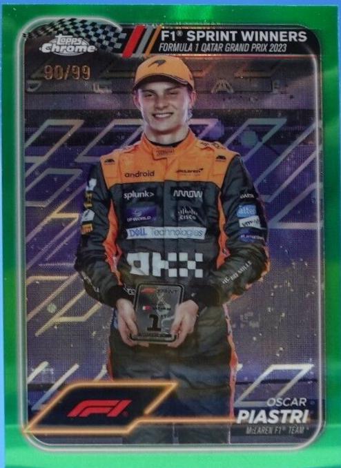Oscar Piastri [Green Refractor] #151