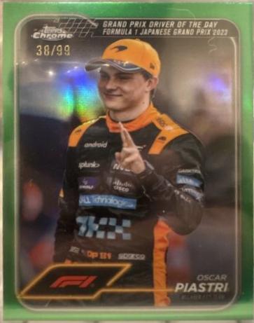 Oscar Piastri [Green Refractor] #175
