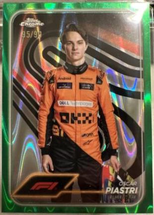 Oscar Piastri [Green Refractor] #8