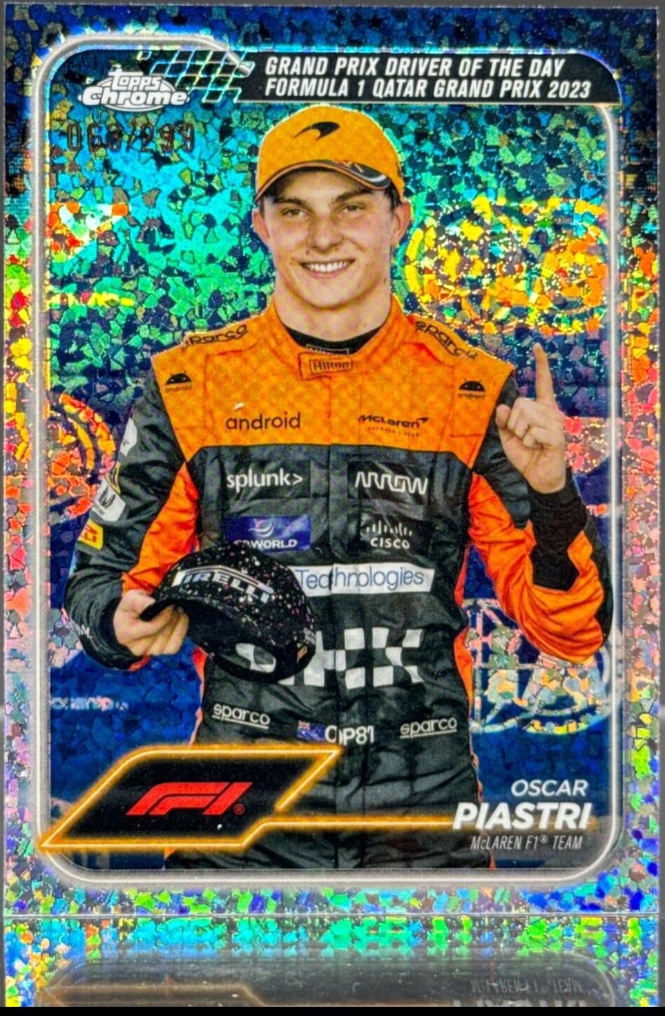 Oscar Piastri [Mini Diamond Refractor] #175
