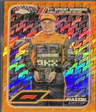 Oscar Piastri [Orange Refractor] #151