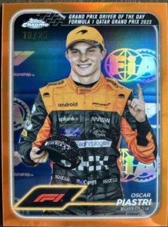 Oscar Piastri [Orange Refractor] #175