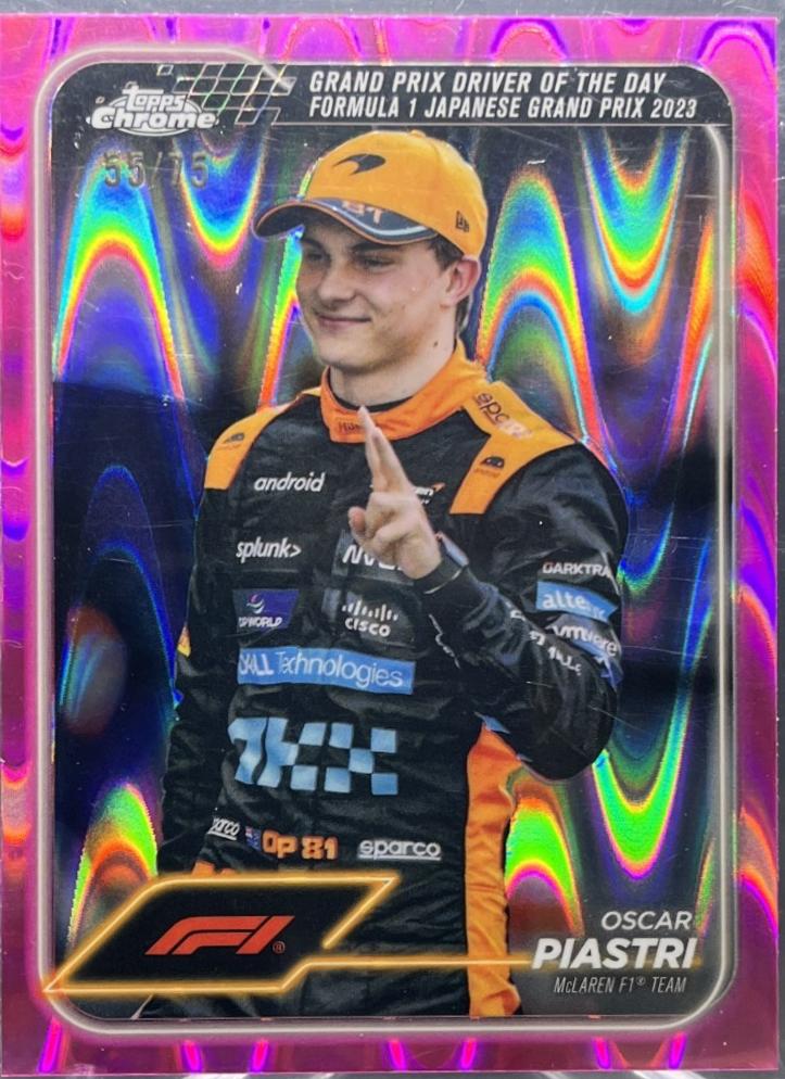 Oscar Piastri [Pink RayWave Refractor] #174