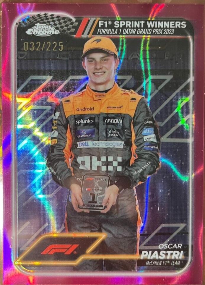 Oscar Piastri [Pink Refractor] #151