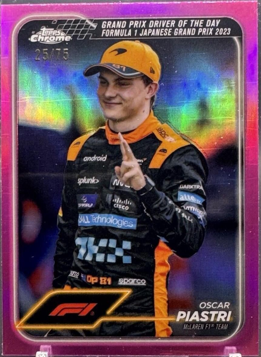 Oscar Piastri [Pink Refractor] #174
